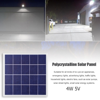 Przenośny panel słoneczny z polikryształu 4W 5V [12200000205]